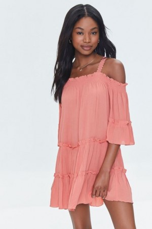 Vestido Forever 21 Off The Shoulder Mini Mujer Tigerlily | TQFv24JPILS