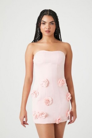 Vestido Forever 21 Satin Rosette Sweetheart Mini Mujer Princess | Gwg4zQeJdmR