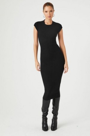 Vestido Forever 21 Twisted Midi Mujer Negras | jyBhZci71X8