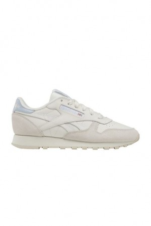 Zapatillas Forever 21 Reebok Classic Cuero Shoes Mujer Blancas Gris | p74Tlc9jbYi