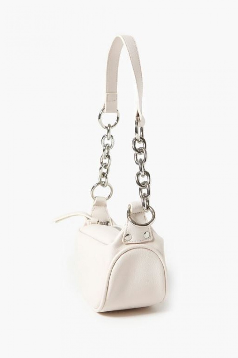 Bolsas Forever 21 Chain Shoulder Uette Mujer Creme | JjKvyqf5w5I