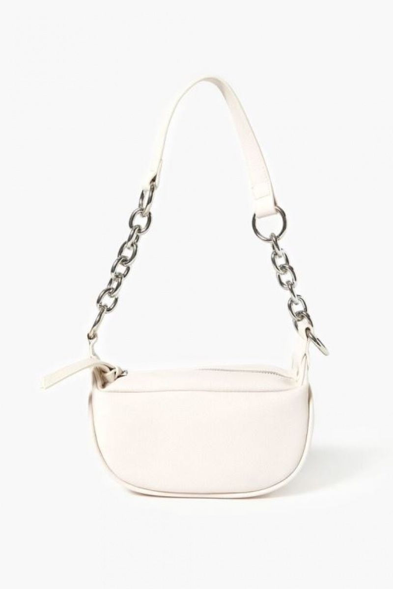 Bolsas Forever 21 Chain Shoulder Uette Mujer Creme | JjKvyqf5w5I