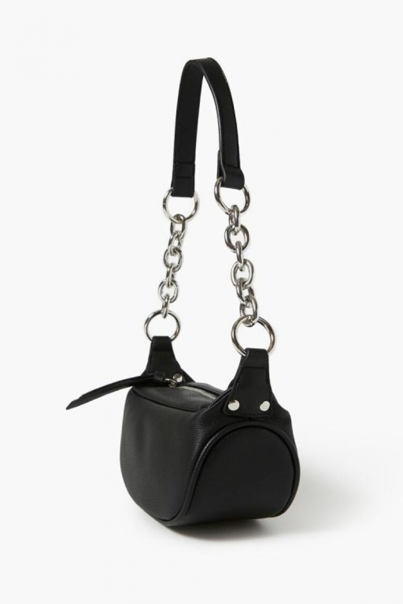 Bolsas Forever 21 Chain Shoulder Uette Mujer Negras | b8M9DuY0sdO