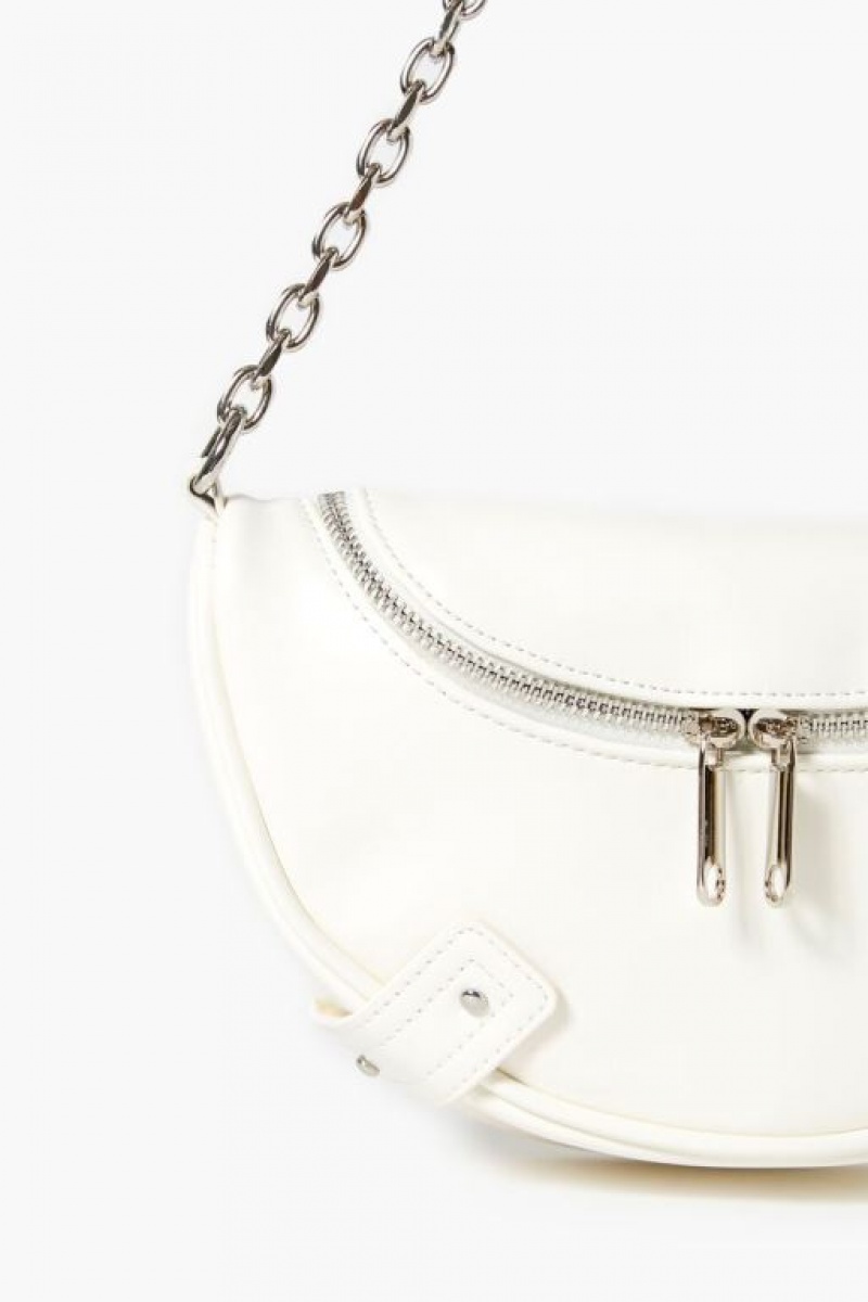 Bolsas Forever 21 Chain Strap Uette Mujer Blancas | IEInYQow846