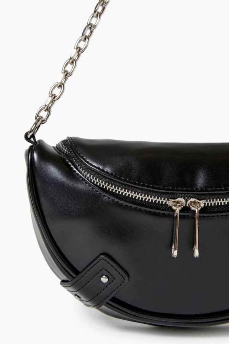 Bolsas Forever 21 Chain Strap Uette Mujer Negras | Esx9Wq6NcKO