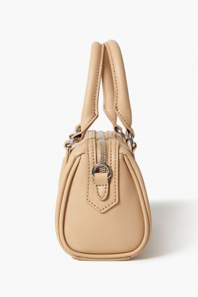 Bolsas Forever 21 Crossbody Barrel Mujer Marrones | WBoDkmG2yWr