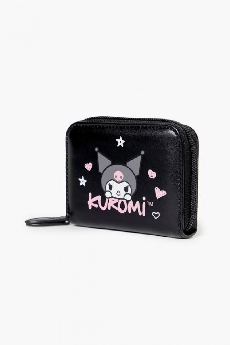 Bolsas Forever 21 Faux Cuero Kuromi Coin Purse Mujer Negras | reJSglloqAm