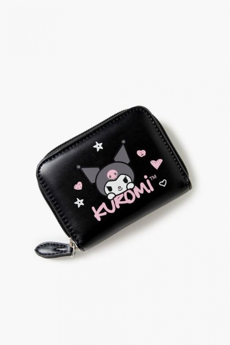 Bolsas Forever 21 Faux Cuero Kuromi Coin Purse Mujer Negras | reJSglloqAm