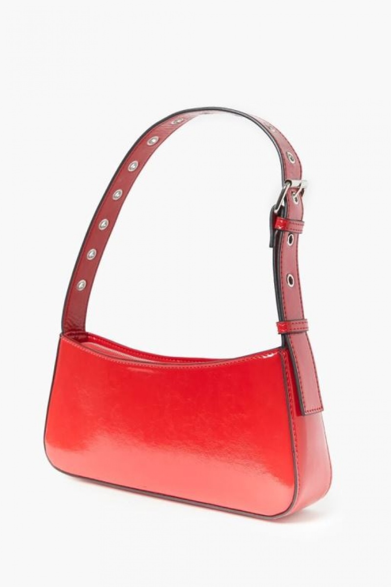 Bolsas Forever 21 Faux Patent Cuero Uette Mujer Rojas | uaBlOPaiuEl