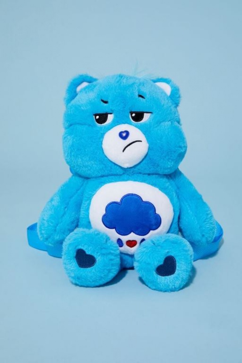 Bolsas Forever 21 Grumpy Bear Plush Backpack Mujer Azules | cihUMXalRp5