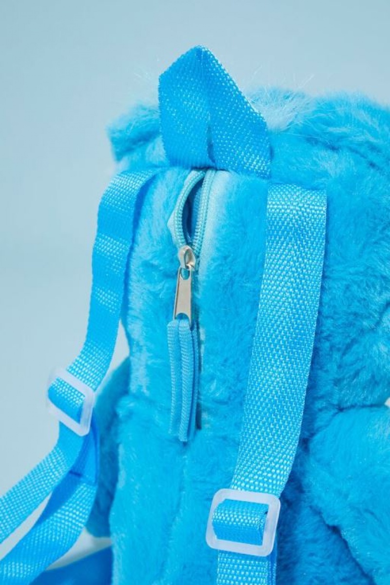 Bolsas Forever 21 Grumpy Bear Plush Backpack Mujer Azules | cihUMXalRp5