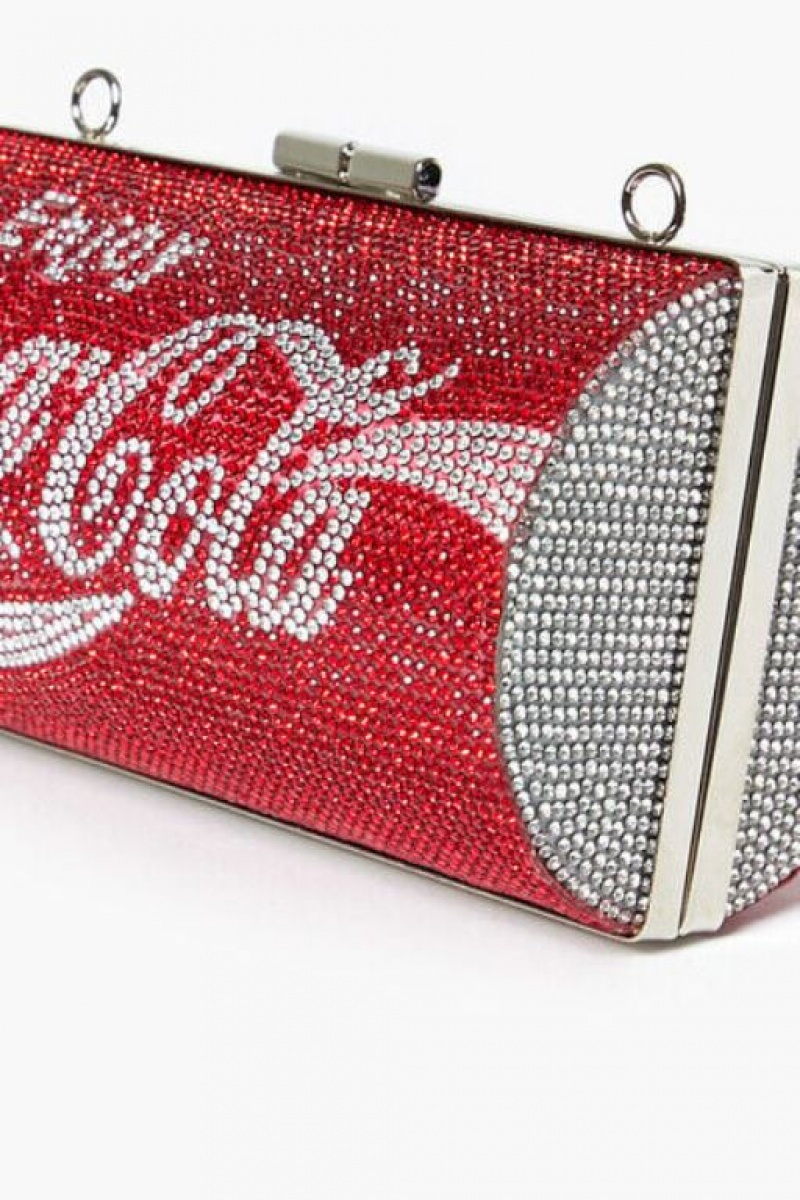 Bolsas Forever 21 Rhinestone Coca Cola Crossbody Mujer Rojas | nFIywA8iuMT