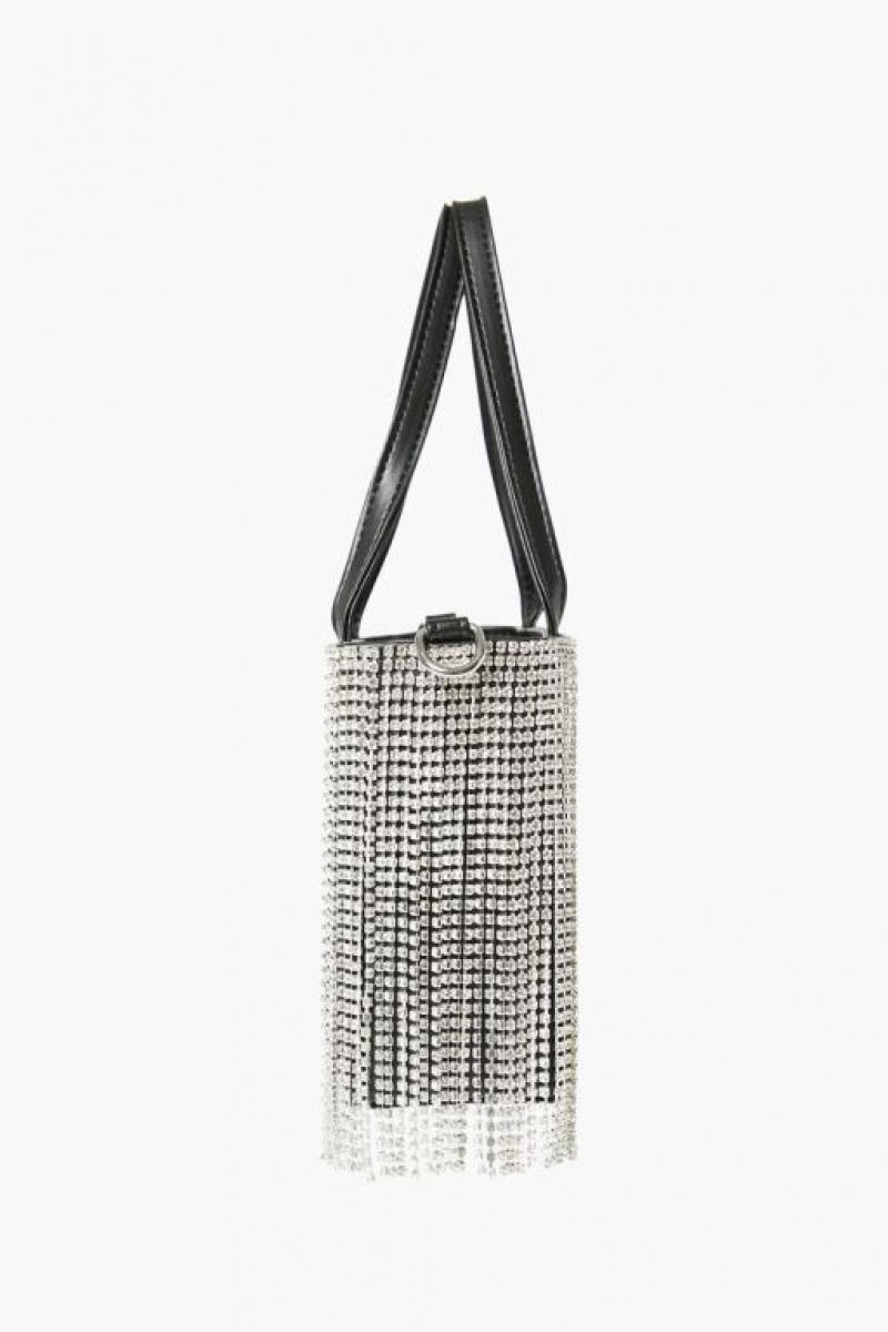 Bolsas Forever 21 Rhinestone Fringe Handbag Mujer Negras | nEOtIdfGids