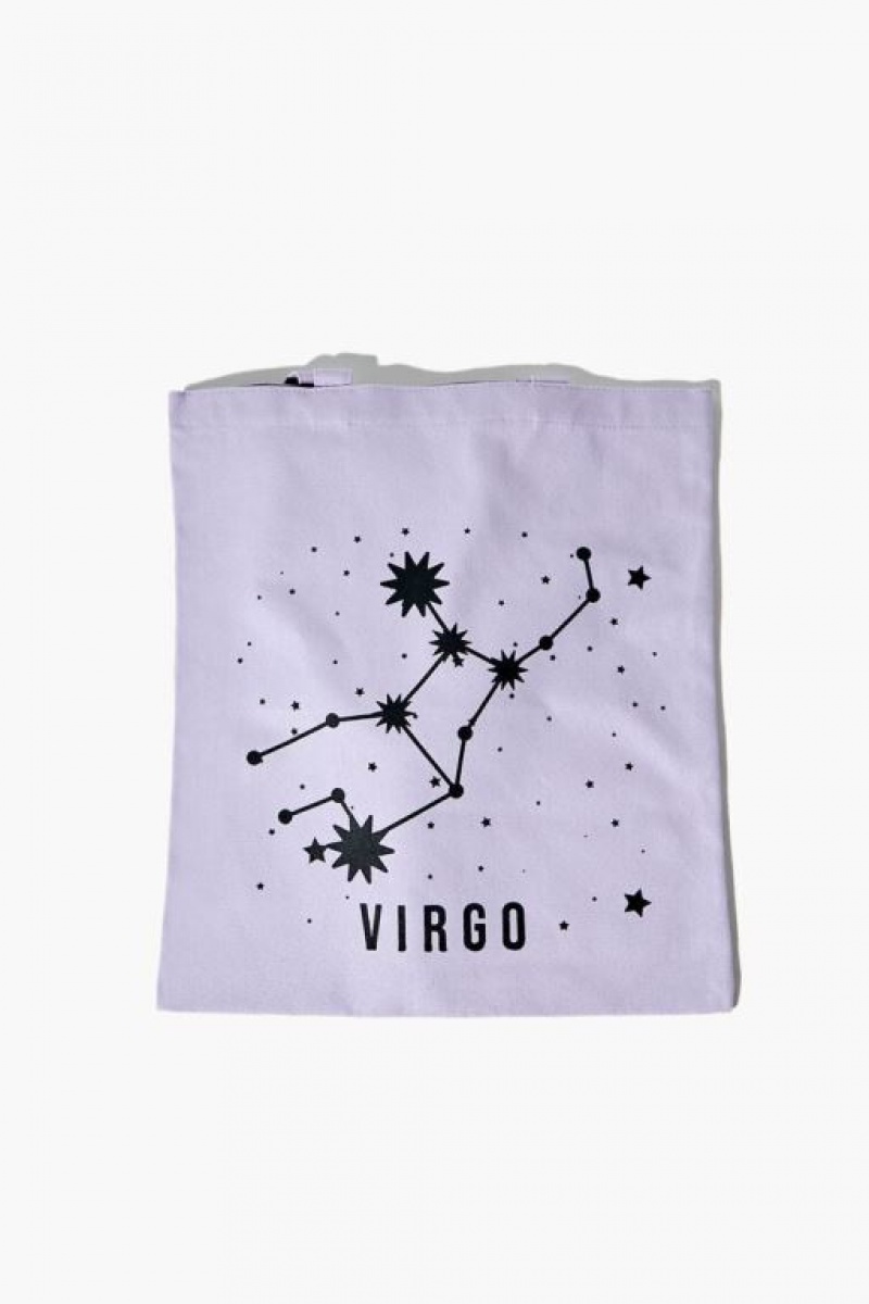 Bolsas Forever 21 Zodiac Constellation Tote Mujer Lavanda | pbRRVIkH3ba