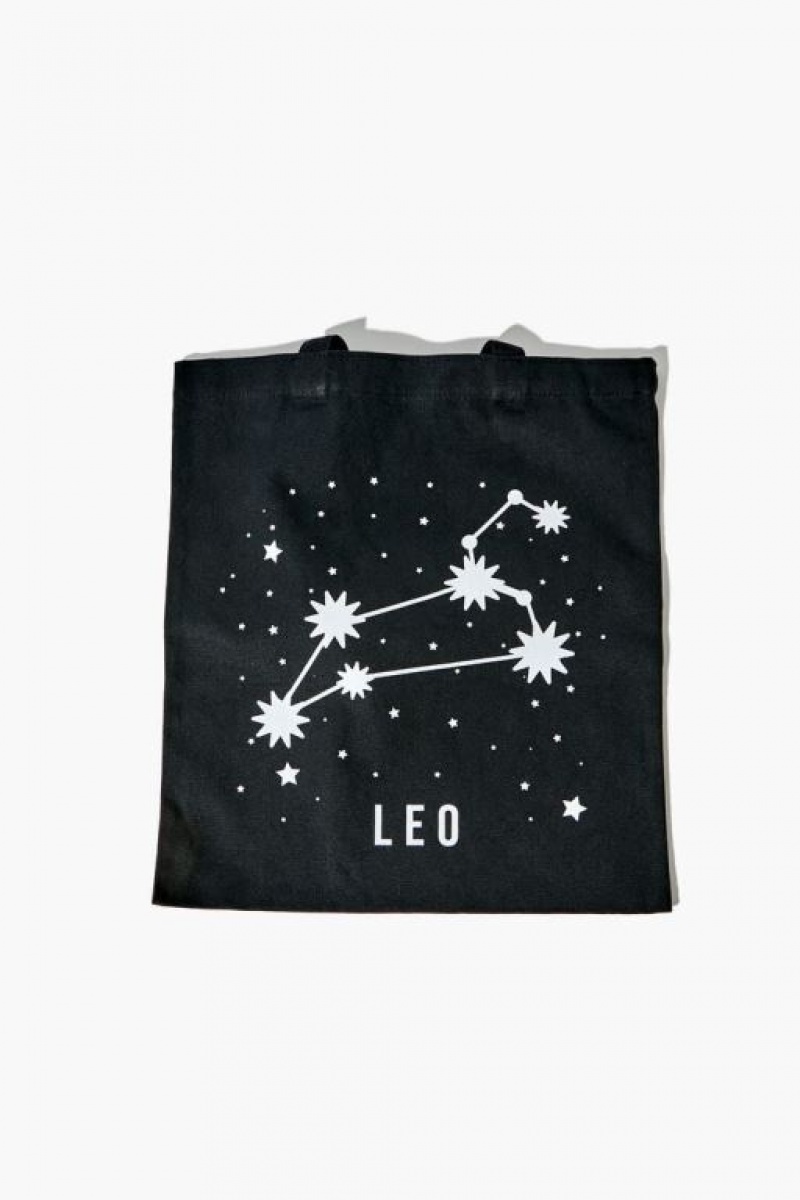 Bolsas Forever 21 Zodiac Constellation Tote Mujer Negras | K2S0hVJ4VlQ