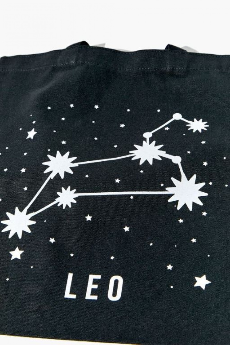 Bolsas Forever 21 Zodiac Constellation Tote Mujer Negras | K2S0hVJ4VlQ