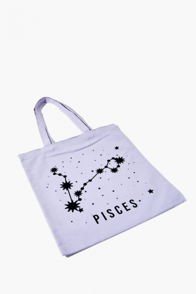 Bolsas Forever 21 Zodiac Constellation Tote Mujer Lavanda | PYgDCMsyFsQ