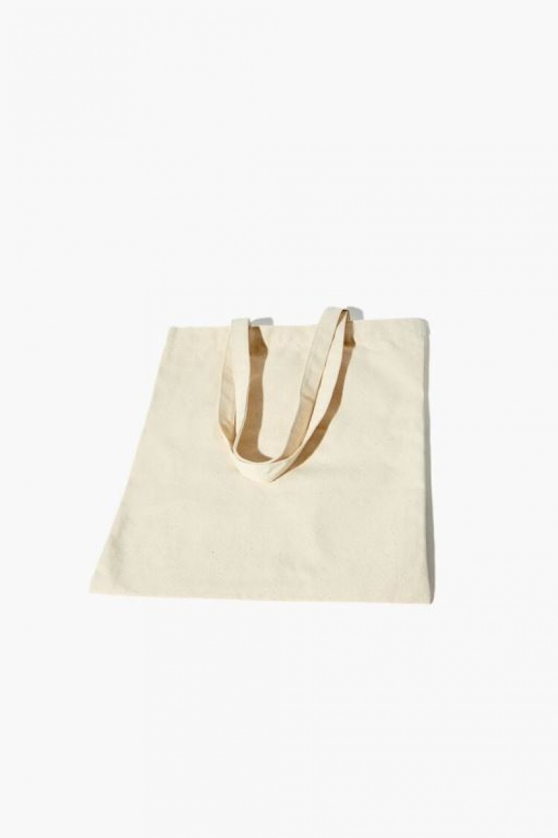 Bolsas Forever 21 Zodiac Constellation Tote Mujer Beige | zdvsEQK4MRR