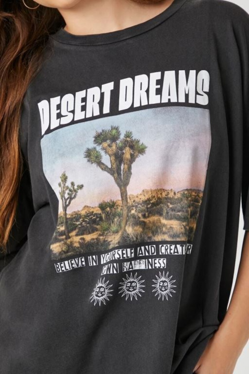 Camisa Forever 21 Desert Dreams Estampadas Mujer Negras Multicolor | FrOdgHxUlMU