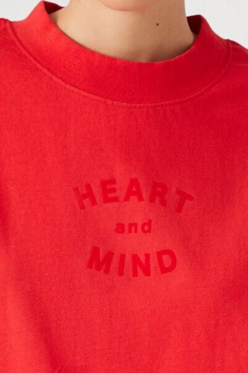 Camisa Forever 21 Heart Amp Mind Oversized Mujer Rojas Rojas | 4bxKJ3wWsoS