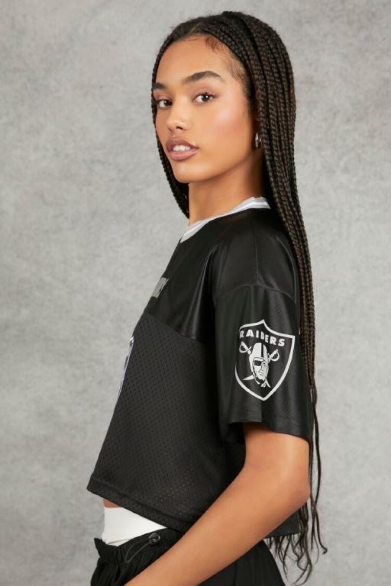 Camisa Forever 21 Las Vegas Raiders Football Mujer Negras Multicolor | gICBmHRZNWV