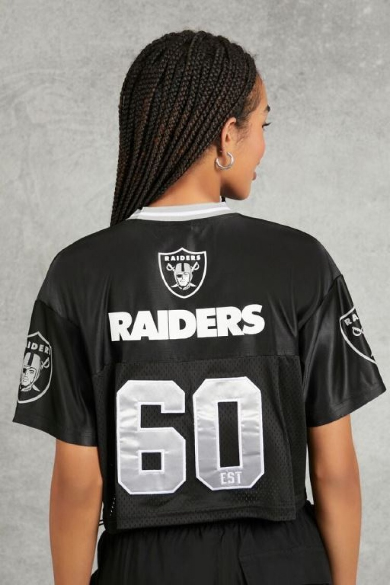 Camisa Forever 21 Las Vegas Raiders Football Mujer Negras Multicolor | gICBmHRZNWV