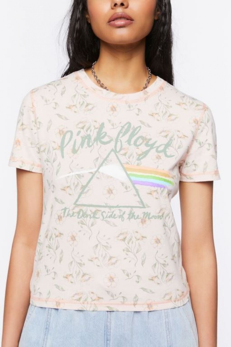 Camisa Forever 21 Pink Floyd Estampadas Mujer Rosas Multicolor | uABtuPs1uGv