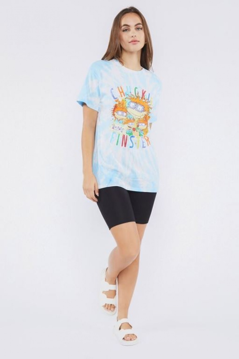 Camisa Forever 21 Rugrats Estampadas Tie Dye Mujer Azules Multicolor | yzAbEisRBYI