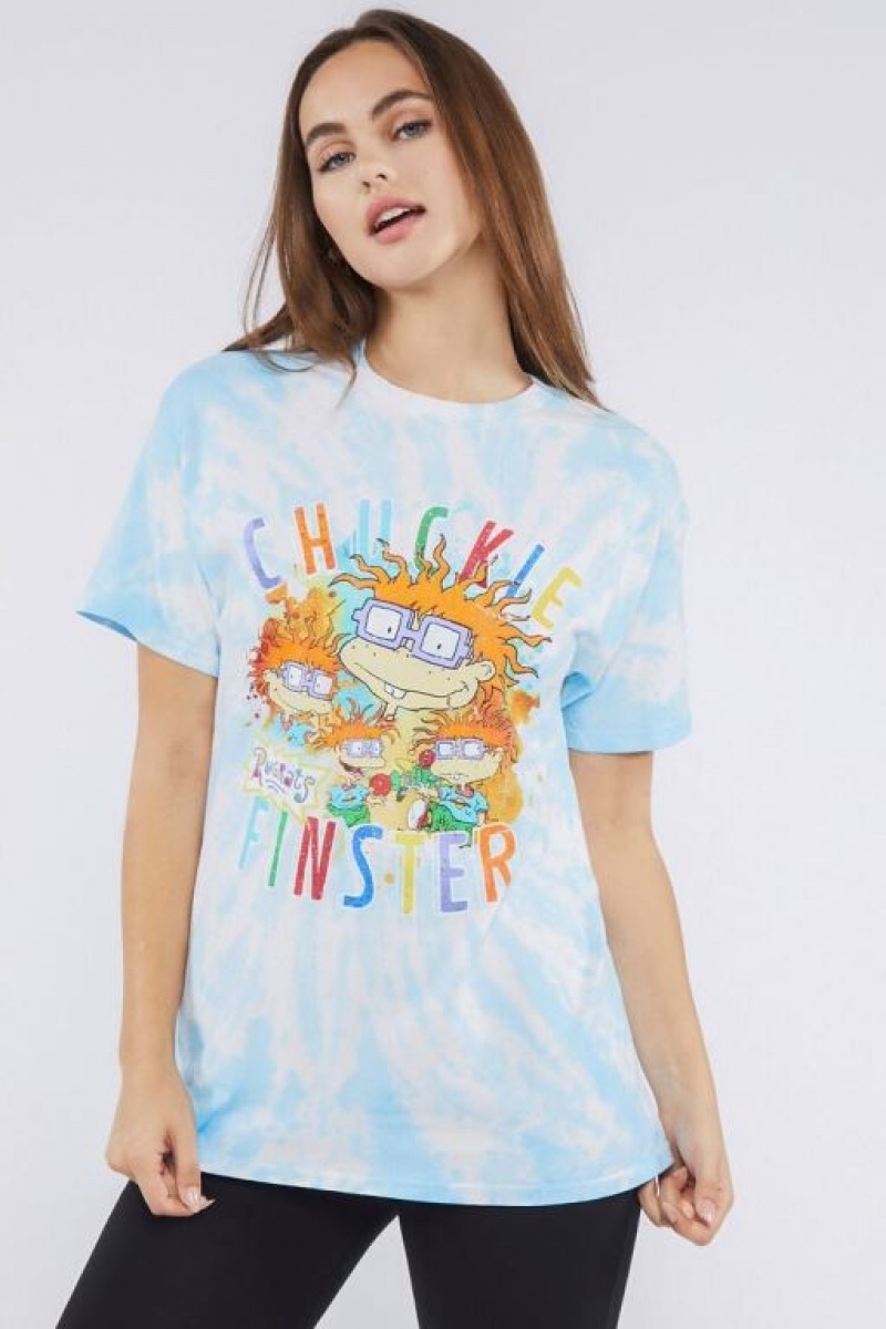 Camisa Forever 21 Rugrats Estampadas Tie Dye Mujer Azules Multicolor | yzAbEisRBYI