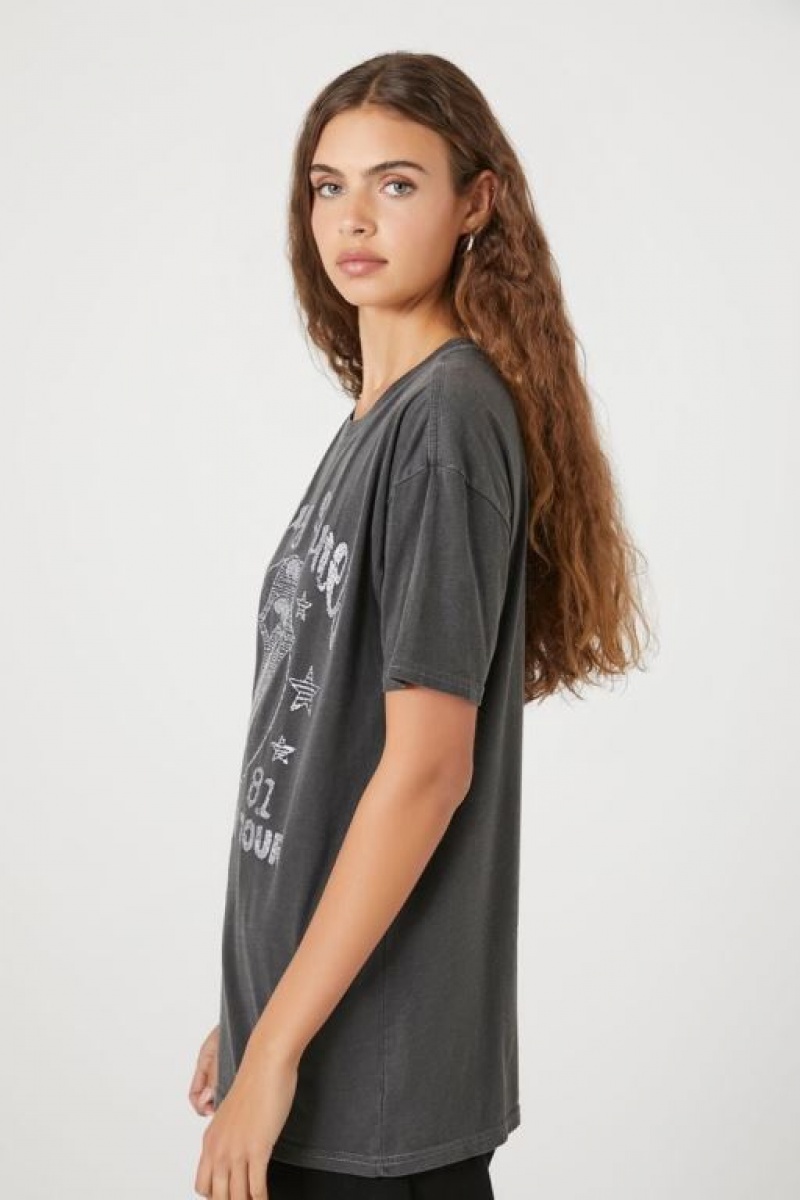 Camisa Forever 21 The Rolling Stones Estampadas Mujer Gris Multicolor | 1hgSqNkfj2a