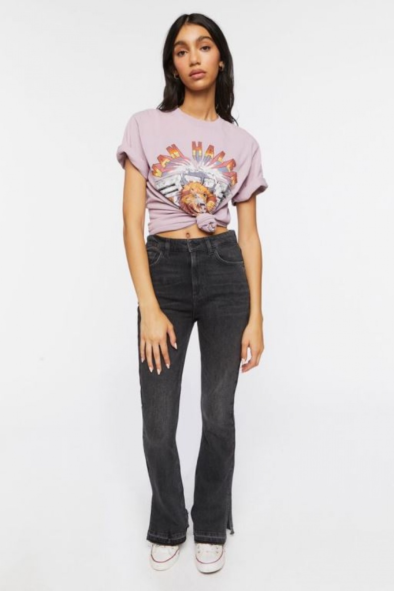 Camisa Forever 21 Van Halen Estampadas Mujer Rosas Multicolor | KIrPmyKZ6QQ