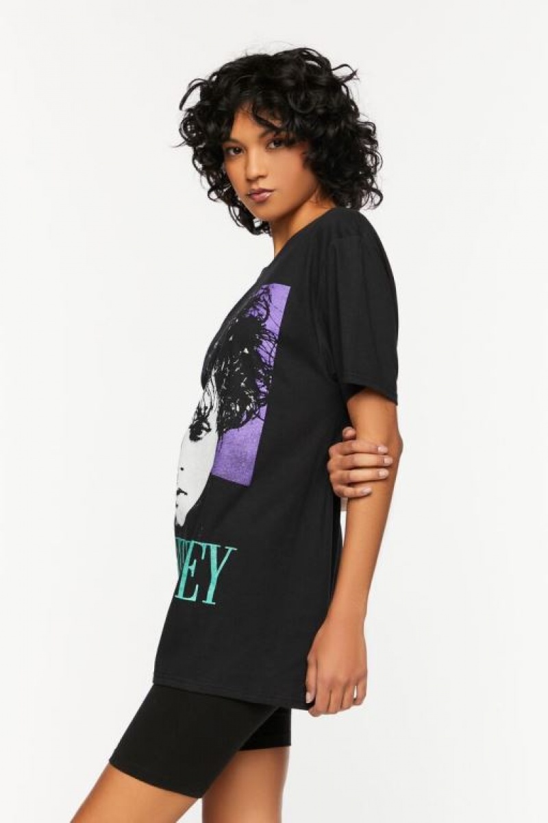 Camisa Forever 21 Whitney Estampadas Mujer Negras | Pk9cMKwiJcr