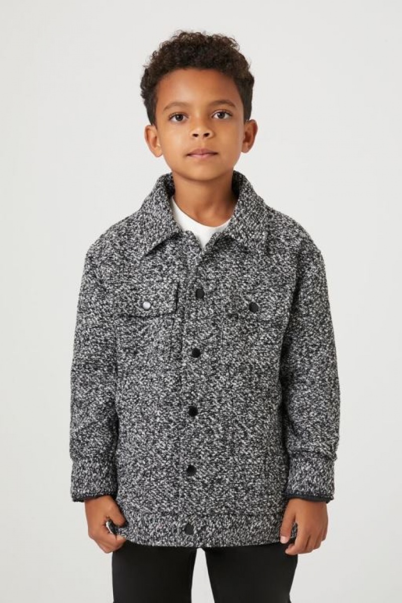 Casacas Forever 21 Marled Girls Boys Niños Negras Multicolor | 7uJRUNODibf