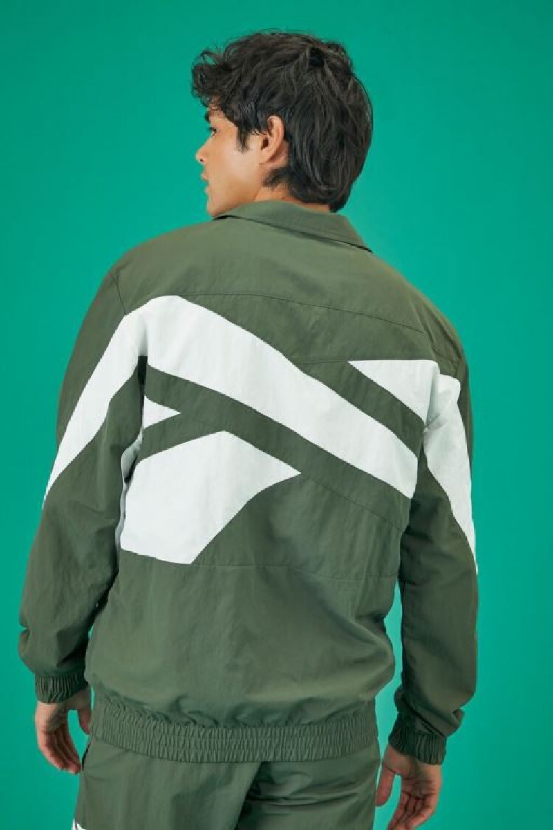 Casacas Forever 21 Reebok Estampadas Bomber Hombre Verde Oliva Multicolor | oaWRZ4xAhkS