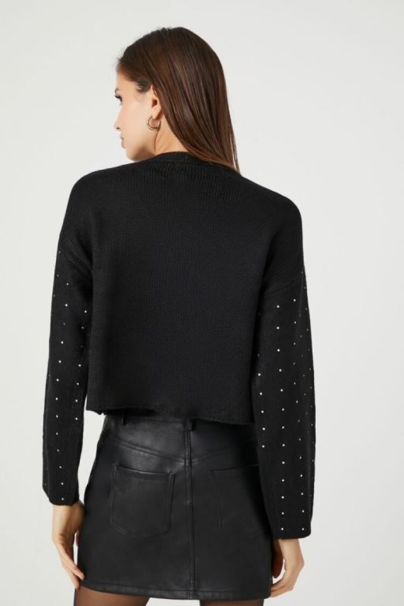 Cárdigan Forever 21 Polka Dot Mujer Negras | gok0S5KfxFh