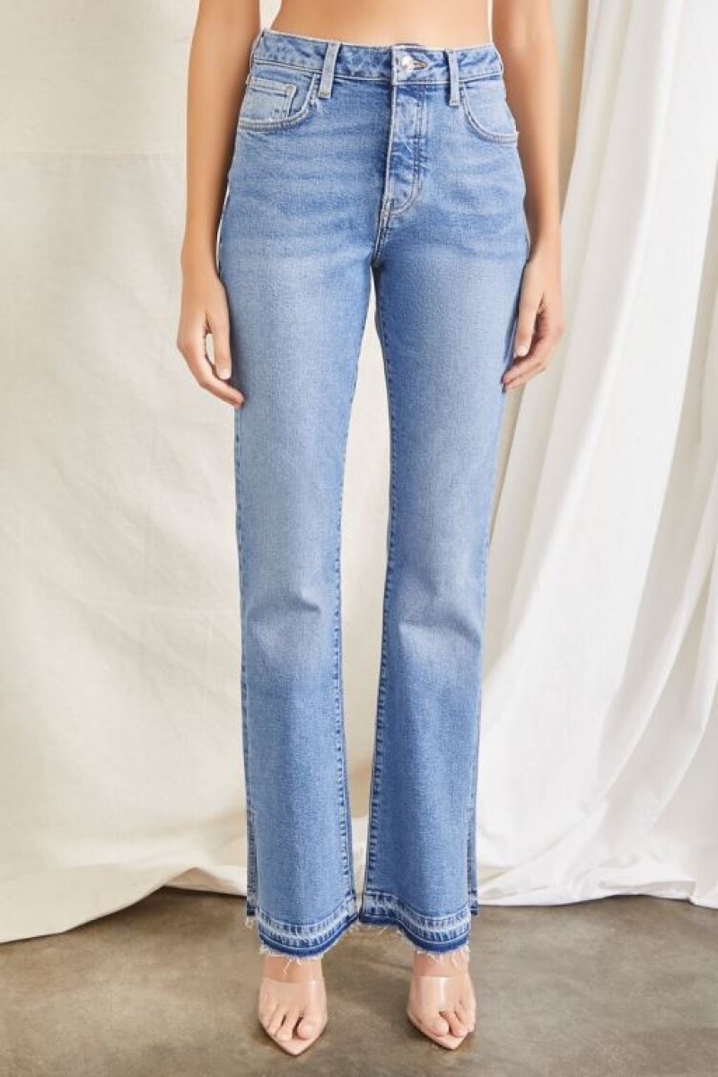 Jeans Forever 21 Bootcut Release Hem Mujer Azules | 2Y6Dydb5Fes