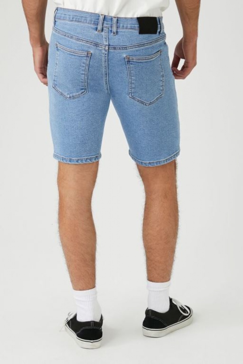 Jeans Forever 21 Denim Moto Hombre Azules | AXsrg9DbNKA