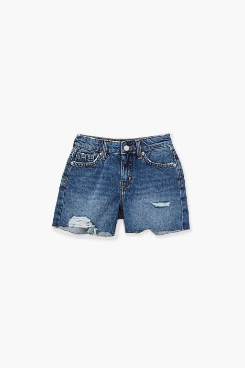 Jeans Forever 21 Distressed Girls Boys Niños Azules | 6v4iAN2PqkP