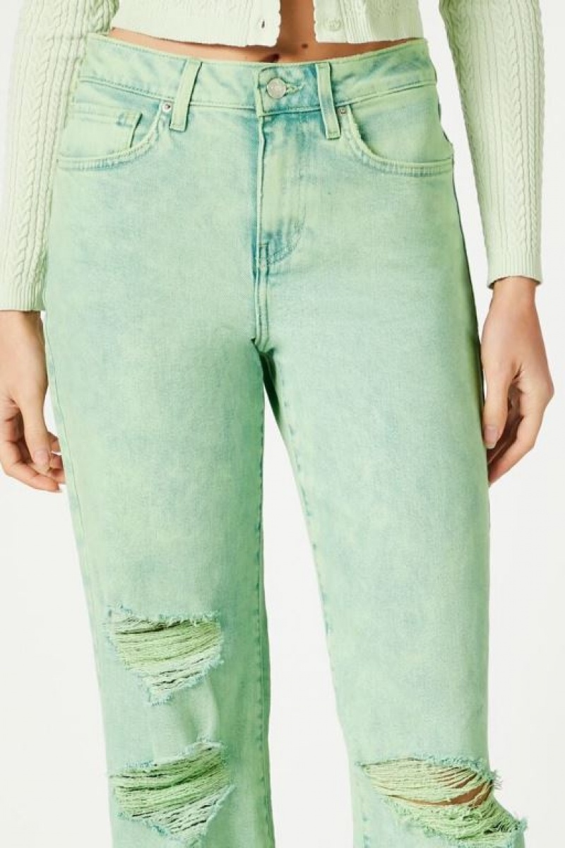 Jeans Forever 21 Distressed S Fit Mujer Melon Smoothie | 6o9Kdr4Whqb