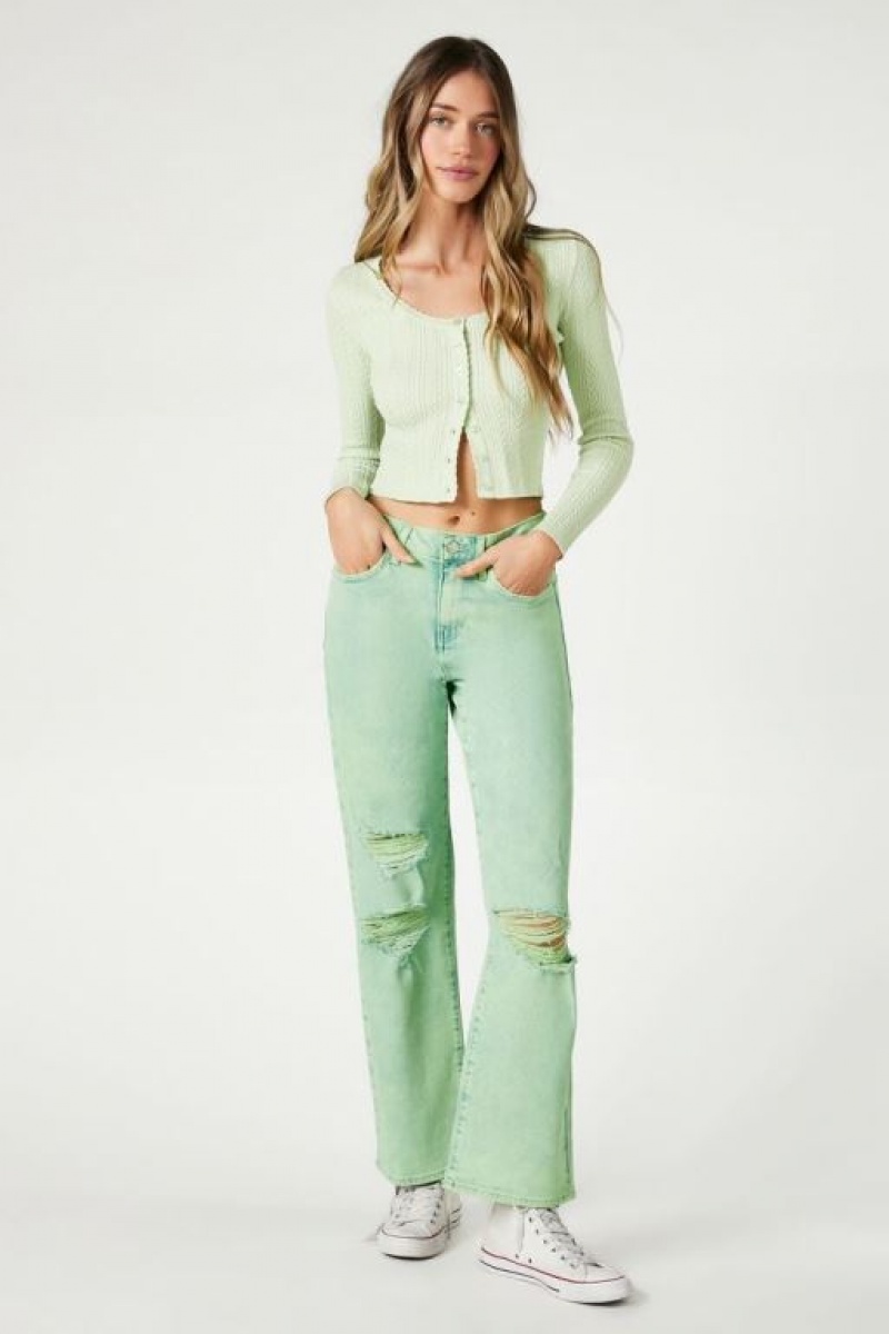 Jeans Forever 21 Distressed S Fit Mujer Melon Smoothie | 6o9Kdr4Whqb