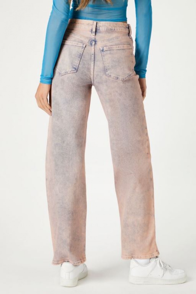 Jeans Forever 21 Distressed S Fit Mujer Rosas | kwuQTePeVQE