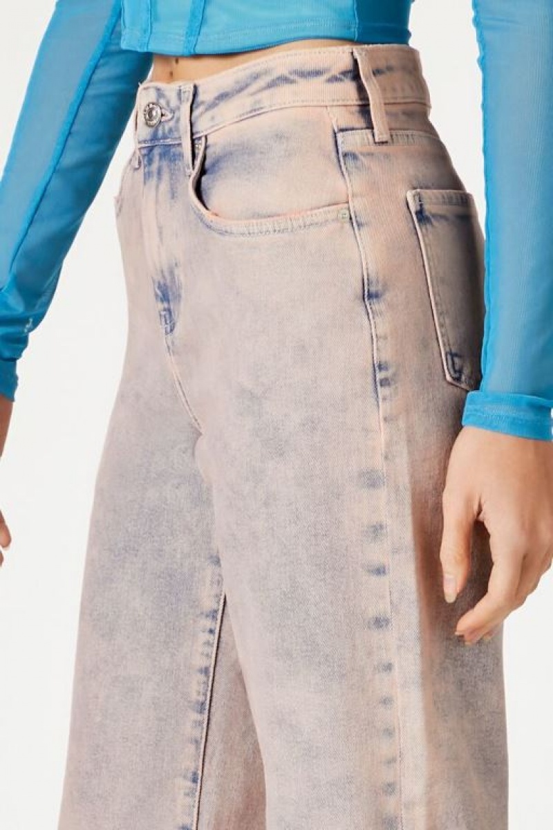 Jeans Forever 21 Distressed S Fit Mujer Rosas | kwuQTePeVQE