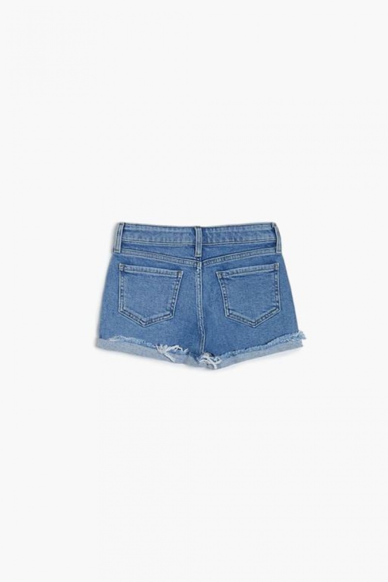 Jeans Forever 21 Girls Distressed Denim Niños Azules Claro | yzSUQ534itC