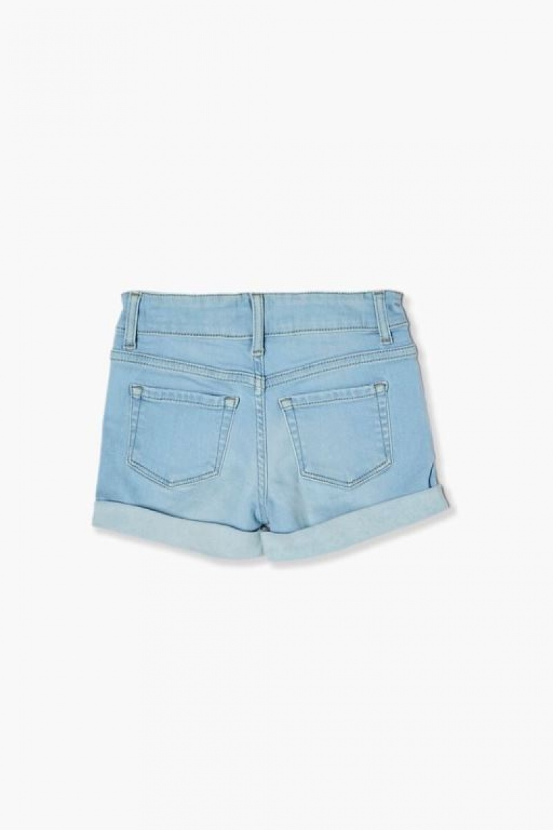 Jeans Forever 21 Girls Recycled Cotton Niños Azules Claro | AvUtoFhsg5A