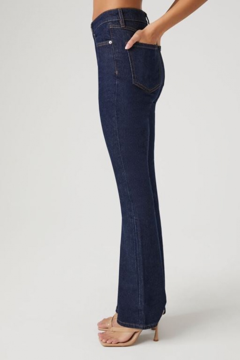 Jeans Forever 21 Mid Rise Bootcut Mujer Azules Oscuro | DSu1vutnTfZ