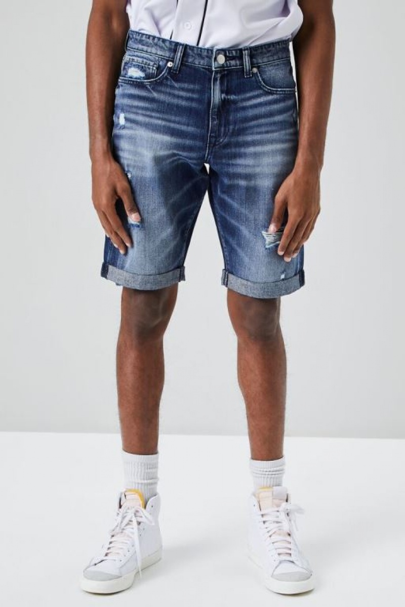 Jeans Forever 21 Organically Grown Cotton Denim Hombre Azules | tF15OnKRI2L