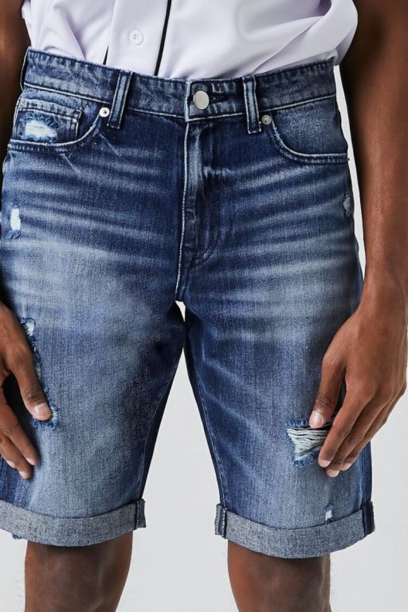 Jeans Forever 21 Organically Grown Cotton Denim Hombre Azules | tF15OnKRI2L