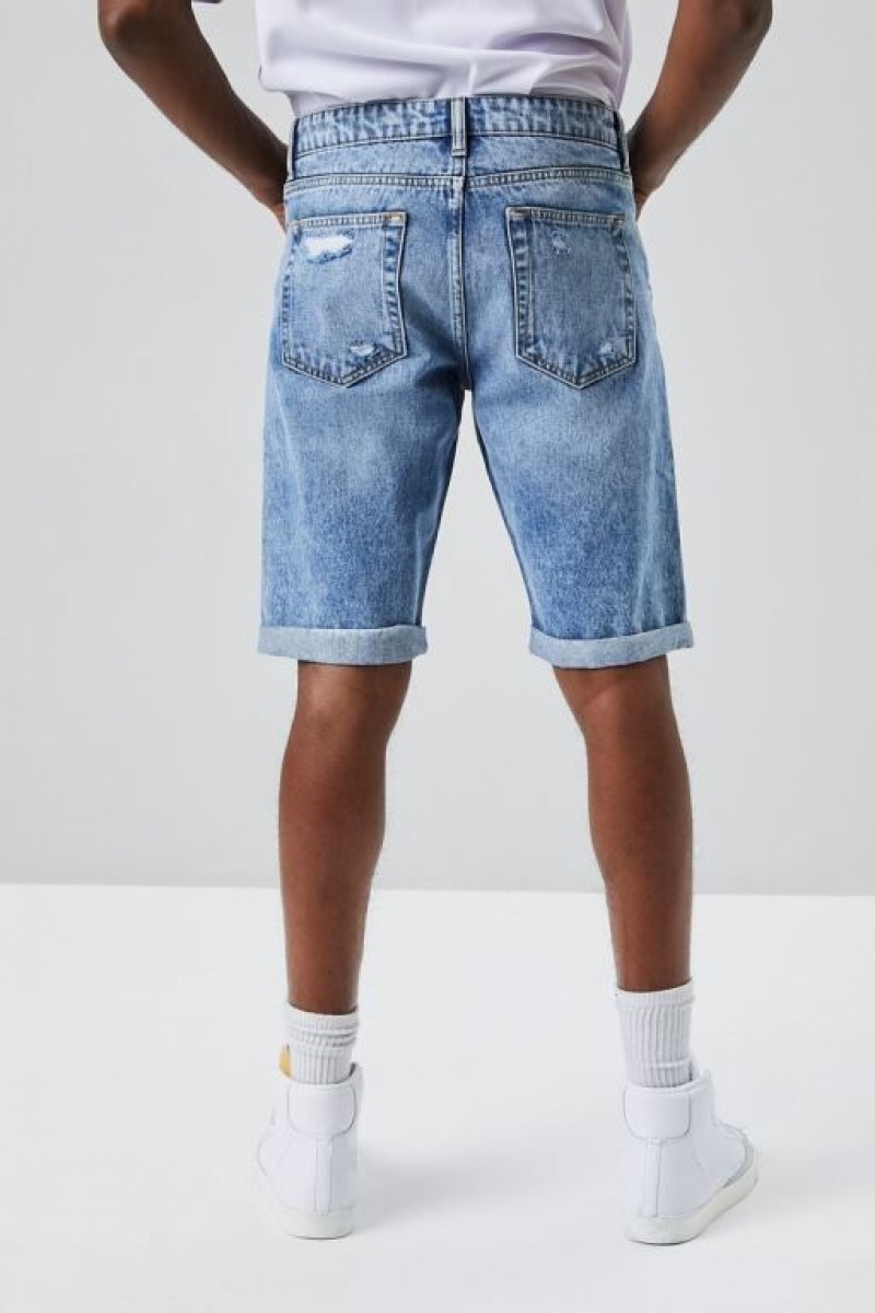 Jeans Forever 21 Organically Grown Cotton Denim Hombre Azules | OsE8UdzCAF2