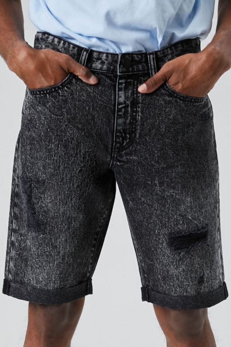 Jeans Forever 21 Organically Grown Cotton Denim Hombre Negras | OAWnkTFeoGZ