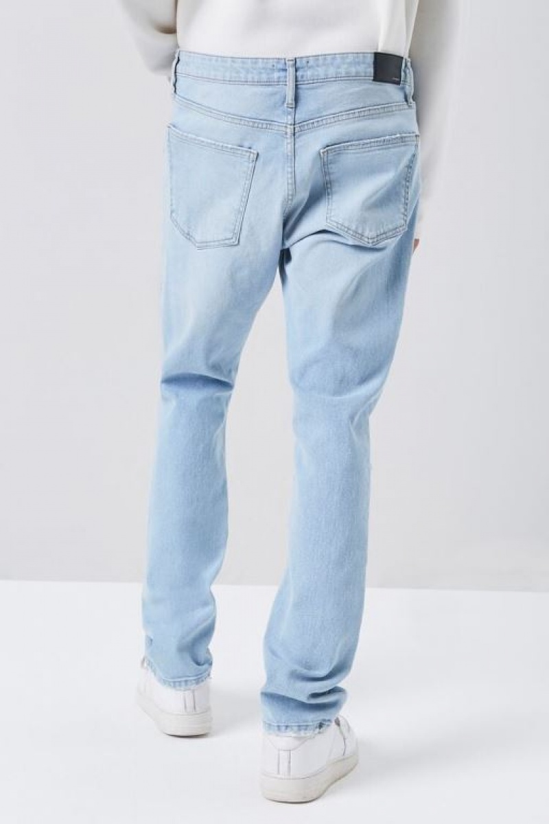 Jeans Forever 21 Premium Recycled Slim Fit Hombre Azules Claro | G9poAGEwu8G